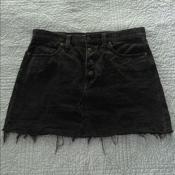 Madewell Dresses & Skirts - Madewell Black Mini Skirt Casual Night Out